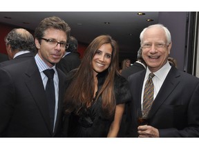 Jim Herbert, right, at a Lincoln Center gala with David and Jamie Mitchell in 2011.