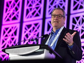 Ken Hoffman, head of battery raw materials at McKinsey & Co., speaking at the PDAC conference.