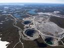 The Ekati diamond mine in Canada. 