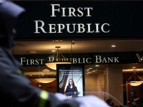 A First Republic Bank branch in Midtown Manhattan, New York City.