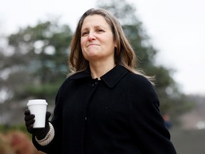 Canada's Deputy Prime Minister and Minister of Finance Chrystia Freeland in Ottawa.