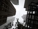 Bank buildings in Toronto.