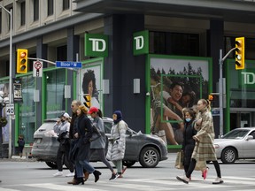 A TD bank branch in Toronto.