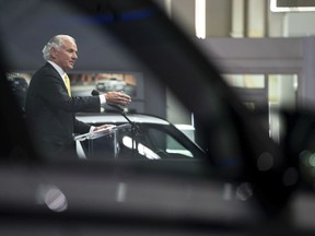 FILE - South Carolina Gov. Henry McMaster speaks during a press conference at the BMW Spartanburg plant in Greer, S.C., Oct. 19, 2022. McMaster said Monday, March 6, 2023 he is going to ask lawmakers to approve nearly $1.3 billion to bring to the state a new electric vehicle plant by a Volkswagen Group-backed group trying to revive a brand that was a 1960s forerunner to today's SUVs.