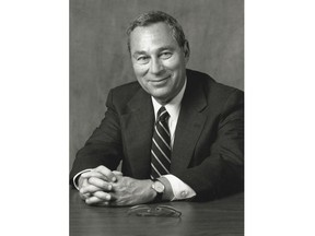 This image provided by Bank of America shows former Bank of America CEO Richard M. Rosenberg. Rosenberg, who doubled the size of Bank of America in the 1990s as chairman and CEO and started the bank on its path to becoming one of the world's largest consumer banking franchises, died Friday, March 3, 2023 his family said in a statement. (Bank of America via AP)