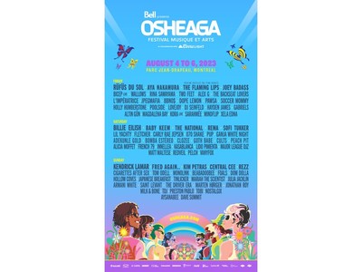 Osheaga 2023 Sunday in Photos (Kendrick Lamar, Fred again