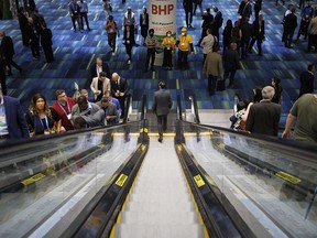 Attendees at the Prospectors & Developers Association of Canada (PDAC) conference in Toronto in 2022.