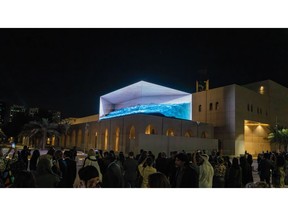 d'strict, WAVE, 2020. Cultural Foundation, Al Hosn, Abu Dhabi. Courtesy the artists.
