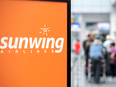 Sunwing Airlines sign