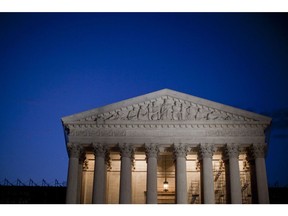 The Supreme Court building stands in Washington, D.C., U.S., on Thursday, June 28, 2012.