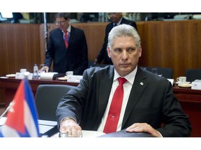 Cuban leader Miguel Diaz-Canel.