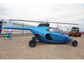 A Pegasus flying car at the Australian International Airshow and Aerospace & Defence Exposition at Avalon Airport in Geelong, Victoria, on Tuesday, Feb. 28, 2023. The show runs through to March 5.