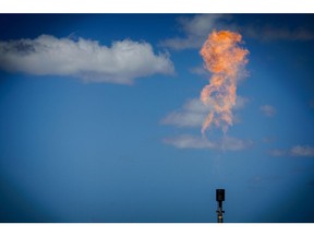 Gases burnt off at a coal mine. Photographer: Patrick Hamilton/Bloomberg
