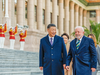 Xi Jinping and Luiz Inacio Lula da Silva