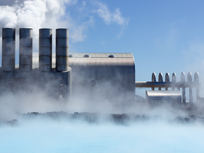 Geothermal energy power plant