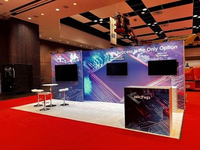 The Alchip Technologies booth at the 2023 TSMC North America Technology Symposium.