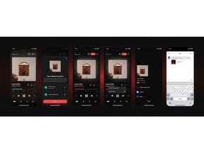 Screenshot of the TIDAL Live user experience