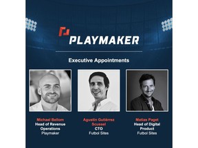 Playmaker Capital Inc. Bolsters Senior Leadership Team