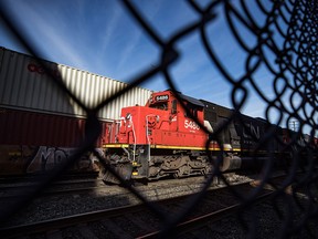 Canadian National Railway Co. said the flow of consumer goods across its network is slowing to the point that it believes North America is in a "mild recession."