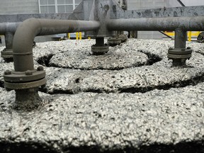 Copper Mountain Mining Corp. flotation tanks in British Columbia. The miner is being acquired by Hudbay Minerals Inc.