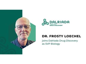 Dr. Frosty Loechel joins Dalriada Drug Discovery as SVP Biology
