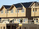The CMHC said the seasonally adjusted annual rate of housing starts fell to 213,865 units in March from 240,927 units in February.