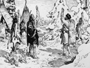 The first things Europeans and Indigenous peoples did was trade with one another. French Canadian coureurs des bois could not have travelled across the continent without the canoe and knowledge borrowed from Indigenous allies.