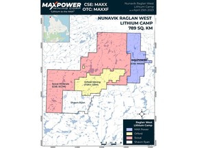 MAX Power Raglan West Claims Map