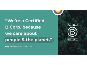 This coveted designation reflects the highest levels of social and environmental responsibility, transparency, and accountability.