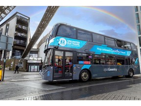 NFI Group: zero-emission battery electric BYD–Alexander Dennis Enviro400EV bus for National Express West Midlands