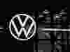 A Volkswagen logo during the New York International Auto Show, in Manhattan, New York City.
