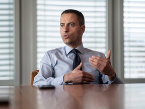 Gary Nagle, chief executive of Glencore Plc, at the company's headquarters in Zug, Switzerland.