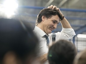Prime Minister Justin Trudeau holds a local townhall in Whitby, Ont.