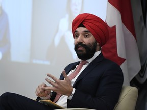 Former federal industry minister Navdeep Bains.