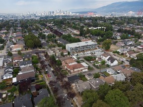 Houses are shown in Vancouver on Friday, August 19, 2022.