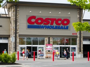 A Costco location is pictured in Ottawa on Monday, July 11, 2022. Pierre Riel, the executive vice-president and chief operating officer of Costco Wholesale International and Canada, appeared before the parliamentary committee on food inflation on April 17, 2023.