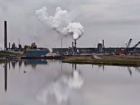The Syncrude oil sands extraction facility