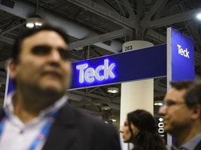 The Teck exhibit during PDAC in March.