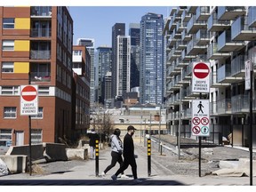 Condos in the Griffintown neighborhood of Montreal, Quebec, Canada, on Saturday, April 8, 2023. The Bloomberg Nanos Canadian Confidence Index, which is based on calling 250 Canadians for their views on personal finances, job security and their outlook for both the economy and real estate prices, is little changed at 48.83 from 48.77 the prior week.