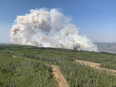 Alberta wildfire burns