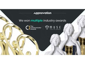 Global digital partner, Appnovation has been honoured by two outstanding industry awards for their work with Visit California - Dream Theatre, Alpro UK and CorePower Yoga.