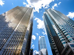 Bank towers in Toronto's financial district