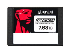 Kingston's latest data center SSD, DC600M is 6Gbps SATA 3.0 storage with 3D TLC NAND and hardware-based PLP, suited for mixed-use workloads in high-volume rack-mount servers.