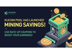 KuCoin Pool Launches Mining Savings, A Tailored Fixed-Income Investment Product for Miners, Featuring Limited-Time Interest Rate Coupons and Quiz Activities