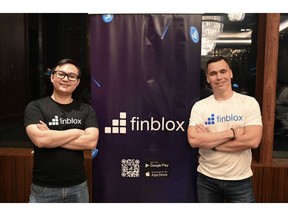 Finblox Co-founders at the annual Finblox Summit conference in Manila, 2023