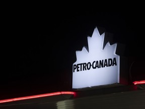 A Petro-Canada gas station is seen in Ottawa, Tuesday, March 30, 2021.