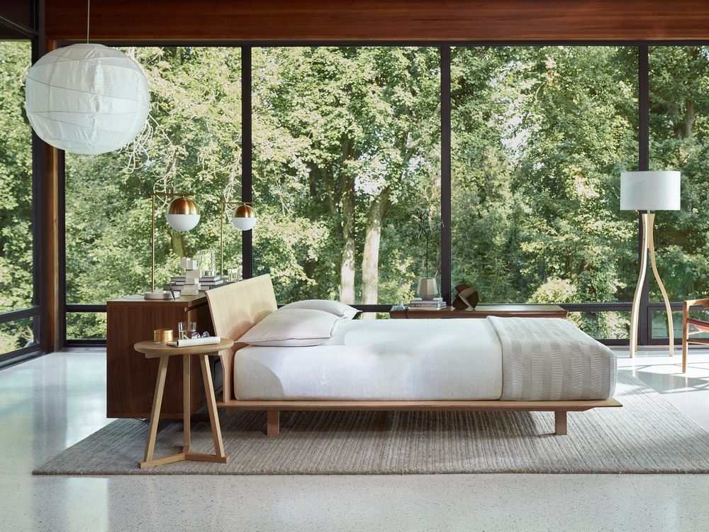  a promotional photograph advertising a casper mattress.