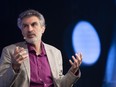 Yoshua Bengio, founder and scientific director, Mila-Quebec AI Institute, discusses artificial intelligence, democracy and the future of civilization at the C2MTL conference on May 24, 2023 in Montreal.