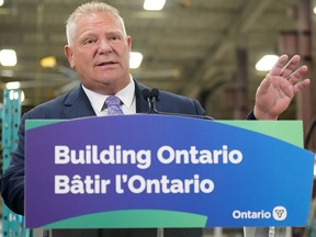 Premier Doug Ford says Ontario will pay more to ensure that an electric vehicle battery plant is built in Windsor, Ont.