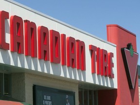 A Canadian Tire store is shown in Levis, Que., Monday, May 9, 2011.